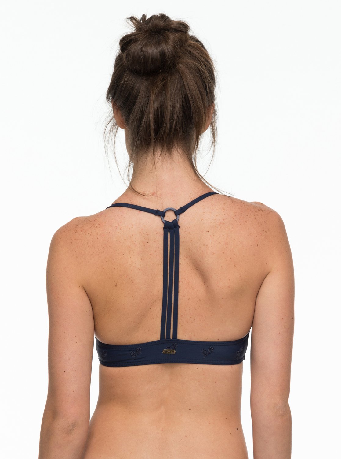 Pretty Tiny Halter Tri Bikini Top Erjx Roxy