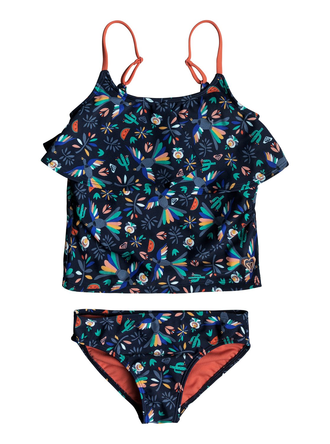 Girls 26 Roxy Birdy Tankini Set ERLX203042 Roxy