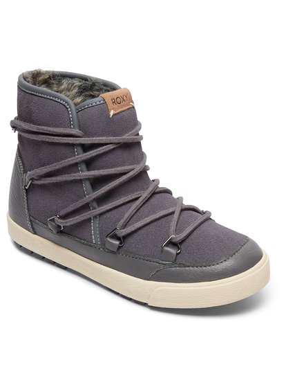 roxy, Высокие кеды Darwin, CHARCOAL (chr) Darwin - Leather Snow Boots ARJB300017