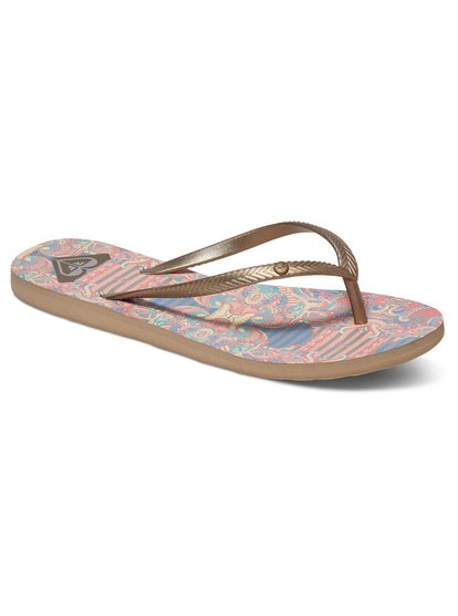 roxy, Женские сланцы Bermuda, GOLD/ESTATE BLUE (geb) Bermuda - Flip-Flops ARJL100249