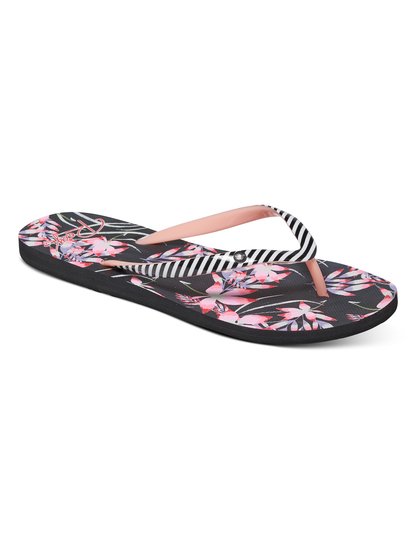 roxy, Сланцы Portofino, BLACK MULTI (bk5) Portofino - Flip-Flops ARJL100551