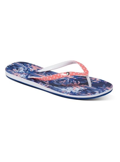 roxy, Сланцы Portofino, WHITE/PINK/BLUE (tpu) Portofino - Flip-Flops ARJL100551