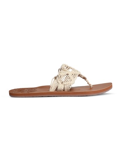 Surya Sandals Surya SandalsЖенские сандалии Surya от ROXY.ХАРАКТЕРИСТИКИ: плетеный верх-макраме, стелька из полимера EVA с тисненым узором, каучуковая подошва.СОСТАВ: верх – 100% хлопок, подошва – 51% полиэстер /49% резина Rubberlon.<br>