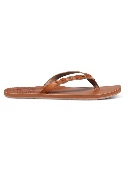 Liza Sandals Liza SandalsЖенские сандалии Liza от ROXY.ХАРАКТЕРИСТИКИ: верх из кожзаменителя, металлическая булавка с логотипом ROXY, стелька из полимера EVA с тисненым узором, каучуковая подошва.СОСТАВ: верх – 98% полиуретан/2% металл, подошва – 100% резина Rubberlon.<br>