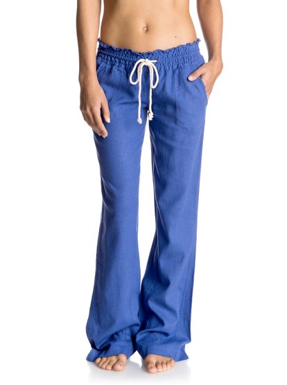 roxy, Женские брюки-клеш Oceanside, ROYAL BLUE (pqf0) Oceanside - Flared Trousers ARJNP03006