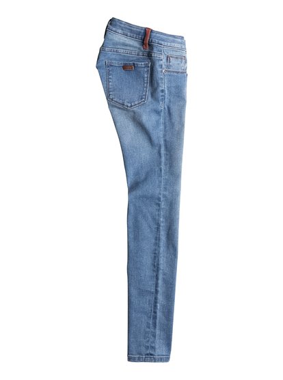 Girls Step With Me Slim Fit Jeans Girls Step With Me Slim Fit JeansУзкие джинсы для девочек Step With Me от ROXY.ХАРАКТЕРИСТИКИ: узкий крой, кожаная нашивка ROXY на заднем кармане, двухцветная петля для ремня сзади.СОСТАВ: 99% хлопок, 1% эластан.<br>