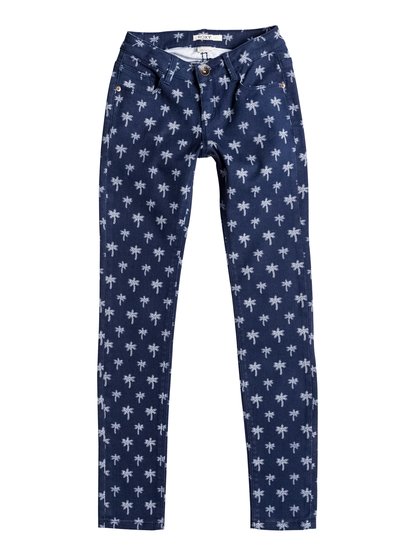 roxy, Джинсы для девочек Lytonia, MINI LITTLE PALM TREE COMBO EC (btc7) Lytonia - Jeans ERGDP03020