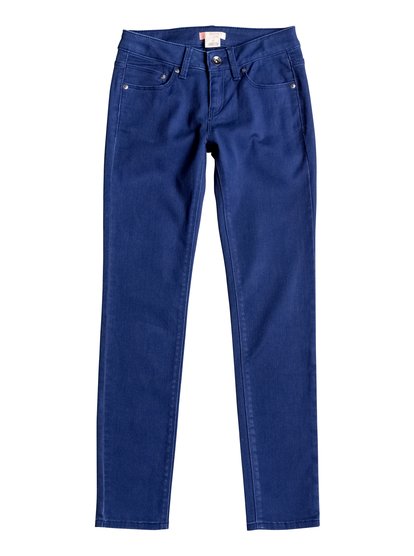 roxy, Узкие детские джинсы Tracy'S Water, BLUE PRINT (bsq0) Tracy'S Water - Slim Fit Jeans ERGDP03025