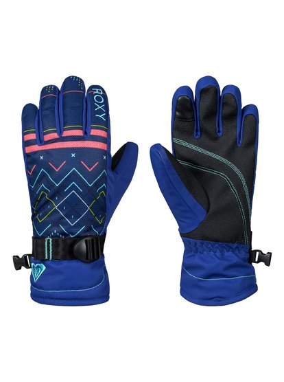 roxy, Сноубордические перчатки ROXY Jetty, SODALITE BLUE_ASTA FAIRISLE (byb9) ROXY Jetty - Snowboard/Ski Gloves ERGHN03011