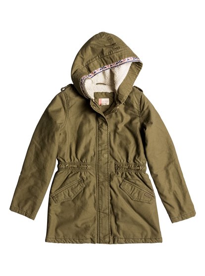 roxy, Куртка детская Summer Storm, MILITARY OLIVE (cqw0) Summer Storm - Military Jacket ERGJK03030