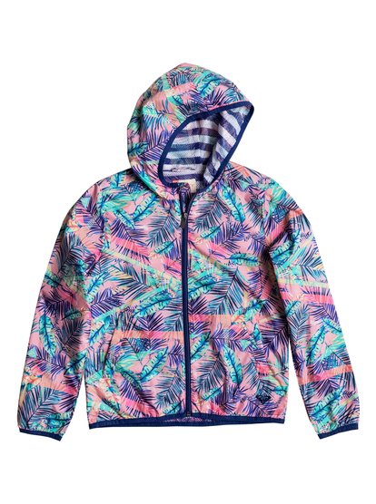 roxy, Ветровка с капюшоном Direction Of Birds, CANDLELIGHT BALI PALM RG (mfe6) Direction Of Birds - Hooded Windbreaker ERGJK03034