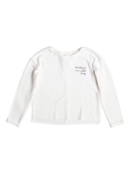 roxy, Лонгслив Predicting Happiness, MARSHMELLOW (wbt0) Predicting Happiness - Button-Back Long Sleeve Top ERGKT03062