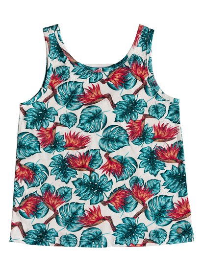 roxy, Майка Feeling Free, MARSHMALLOW ABYSSAL TROPICAL (xwgr) Feeling Free - Vest Top ERGKT03072