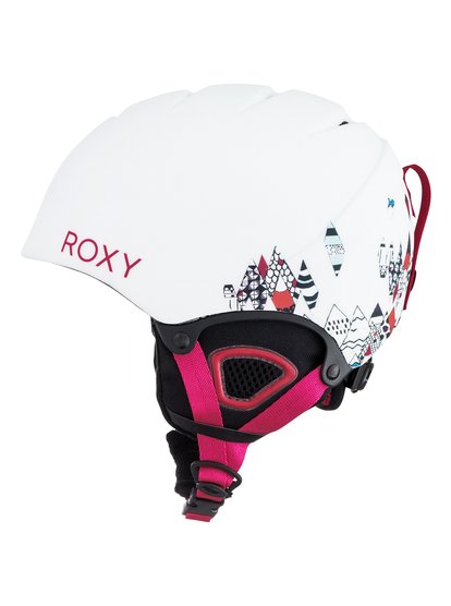 Сноубордический шлем Misty Сноубордический шлем MistyThanks to the ROXY X Sesame Street Collaboration wearing the Misty Girl helmet isnt just safe, its great fun! Our furry friend Elmo has stepped in to brighten up this tough, lightweight and cute-as-can-be snow helmet. A double micro shell with ultralight in-mould construction and EPS shock absorber foam takes care of protection while the mesh and fleece lining, soft thermoformed ear pads with removable sherpa fleece, and integrated fit system ensure a super snug, super safe fit.<br>