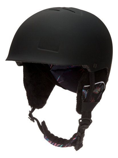 roxy, Сноубордический шлем Happyland, TRUE BLACK_NEON PALMS (kvj3) Happyland - Snowboard/Ski Helmet ERGTL03004