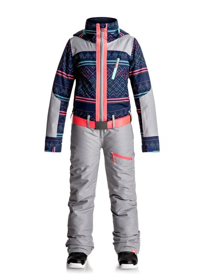 roxy, Сноубордический комбинезон Impression, SODALITE BLUE_ASTA FAIRISLE (byb9) Impression - Snow Suit ERGTS03000