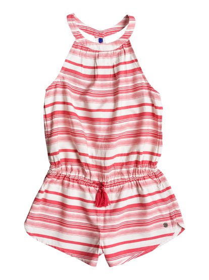 roxy, Комбинезон без рукавов More Travels, MARSHMALLOW LOLA STRIPE RG (wbt3) More Travels - Sleeveless Romper ERGWD03019