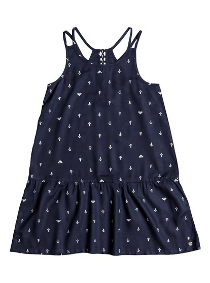 roxy, Платье Moments Of Time, DRESS BLUES WATERCOLOR ANCHOR (btk7) Moments Of Time - Strappy Dress ERGWD03041