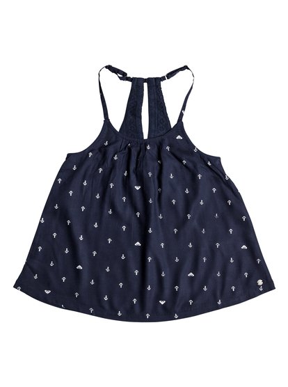 roxy, Майка Light Tonight, DRESS BLUES WATERCOLOR ANCHOR (btk7) Light Tonight - Strappy Top ERGWT03030