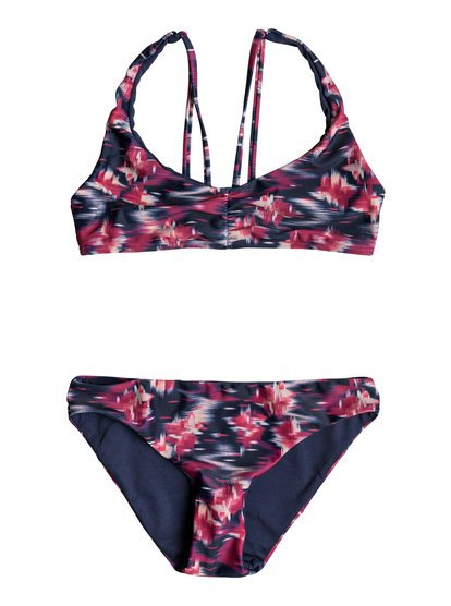roxy, Бикини Tropi Sporty, DRESS BLUES NEON WATERFALL (mlj1) Tropi Sporty - Tri Bikini Set ERGX203132