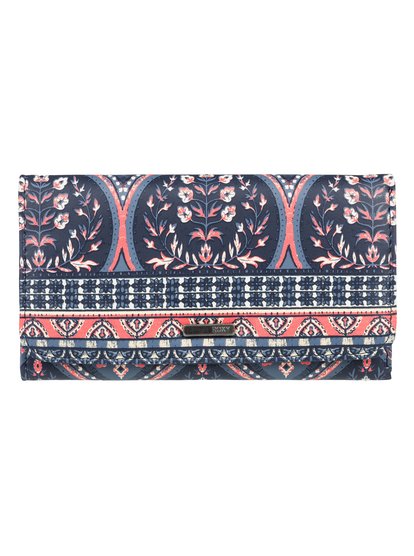 roxy, Кошелек My Long Eyes, CHINA BLUE NEW MAIDEN SWIM (bnd5) My Long Eyes - Tri-Fold Wallet ERJAA03389