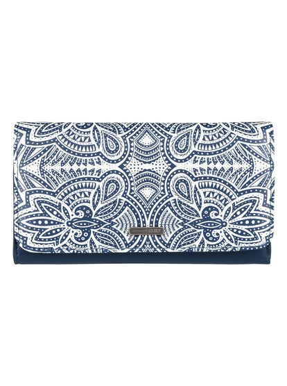 roxy, Кошелек My Long Eyes, MARSHMALLOW TRIBAL VIBES STRIP (wbt4) My Long Eyes - Tri-Fold Wallet ERJAA03389