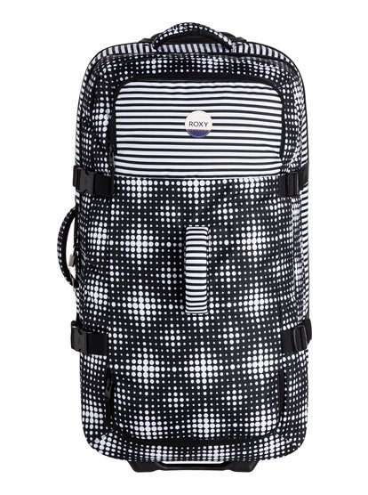 roxy, Большой чемодан на колесах Fly Away Too, ANTHRACITE OPTICITY (kvj7) Fly Away Too - Large Wheeled Suitcase ERJBL03082