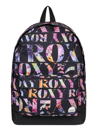 roxy, Рюкзак Sugar Baby среднего размера, AX CORAWAII TRUE BLACK (kvj7) Sugar Baby - Medium Backpack ERJBP03264