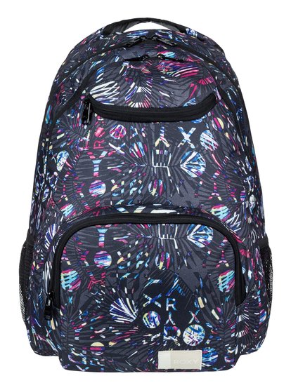 roxy, Рюкзак среднего размера Shadow Swell 24L, CHARCOAL HEATHER SURF LETTERIN (kpg6) Shadow Swell - Medium Backpack ERJBP03644