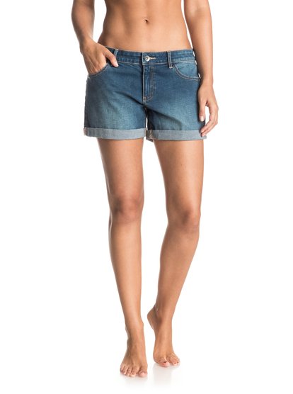 roxy, Джинсовые шорты Rolly Up, DARK BLUE (btnw) Rolly Up - Denim Shorts ERJDS03118