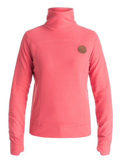 roxy, Катальный пуловер из флиса Polartec® Drifted, PARADISE PINK (mlr0) Drifted - Polartec Technical Pullover ERJFT03304