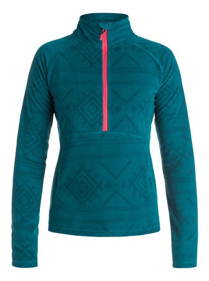 roxy, Флисовый пуловер на молнии Cascade, WINDY ROAD LAYERS_LEGION BLUE (bsk3) Cascade - Half-Zip Fleece Pullover ERJFT03310