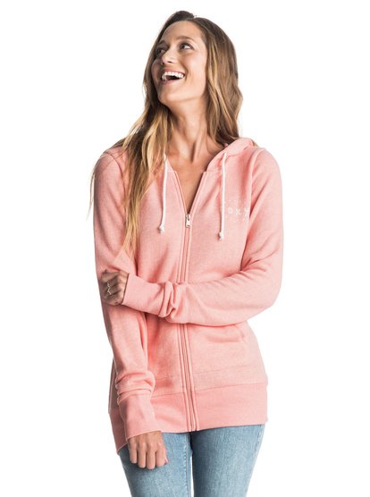 roxy, Толстовка на молнии Summer Rules, PEACH AMBER (mfp0) Summer Rules - Zip-Up Hoodie ERJFT03381
