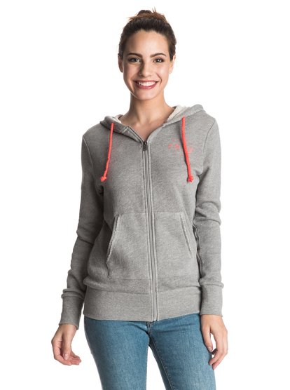 roxy, Толстовка на молнии Summer Rules, HERITAGE HEATHER (sgrh) Summer Rules - Zip-Up Hoodie ERJFT03381