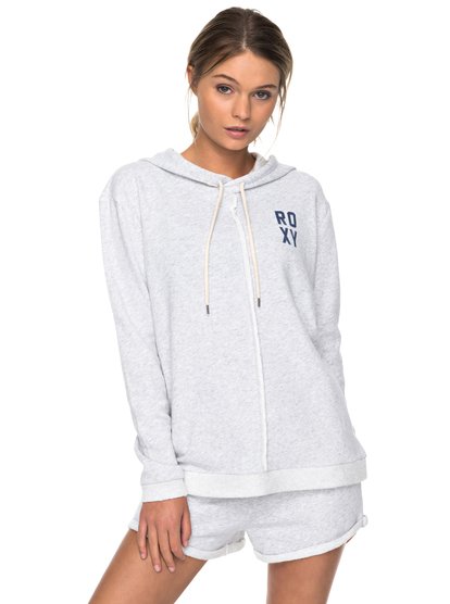 roxy, Толстовка на молнии Late Ride, HERITAGE HEATHER (sgrh) Late Ride - Hooded Sweatshirt ERJFT03714