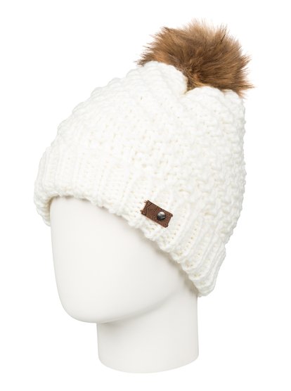 roxy, Шапка с помпоном Blizzard, EGRET (wbs0) Blizzard - Bobble Hat ERJHA03096