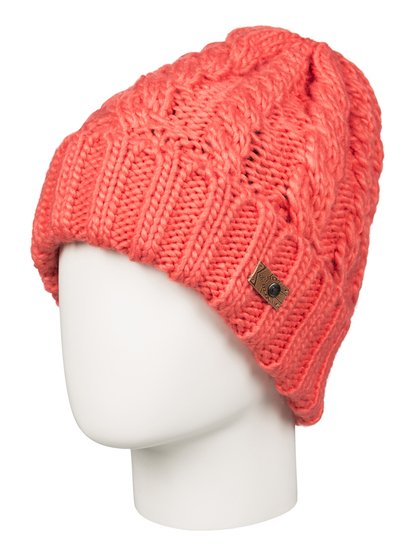 roxy, Шапка женская с отворотом Tram, CAMELLIA (mjw0) Tram - Cuff Beanie ERJHA03105