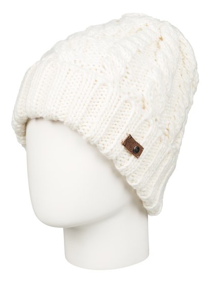 roxy, Шапка женская с отворотом Tram, EGRET (wbs0) Tram - Cuff Beanie ERJHA03105