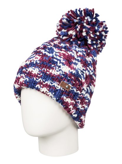 roxy, Шапка женская с отворотом Anae, BLUE PRINT (bsq0) Anae - Cuff Beanie ERJHA03149