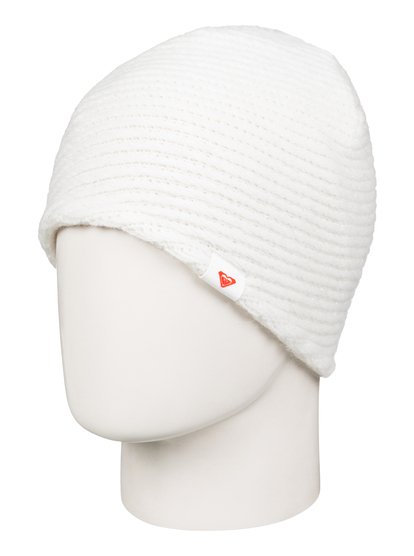 roxy, Шапка женская Roxy X Courreges, BRIGHT WHITE (wbb0) ROXY X Courreges - Beanie ERJHA03151
