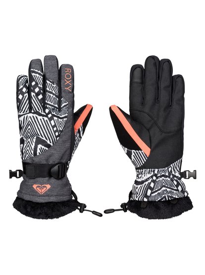 roxy, Сноубордические перчатки Merry Go Round, MAURITIUS DAZE_EGRET (wbs6) Merry Go Round - Snow Gloves ERJHN03031