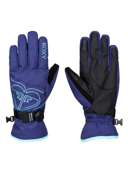 roxy, Сноубордические перчатки Popi, BLUE PRINT (bsq0) Popi - Snow Gloves ERJHN03033