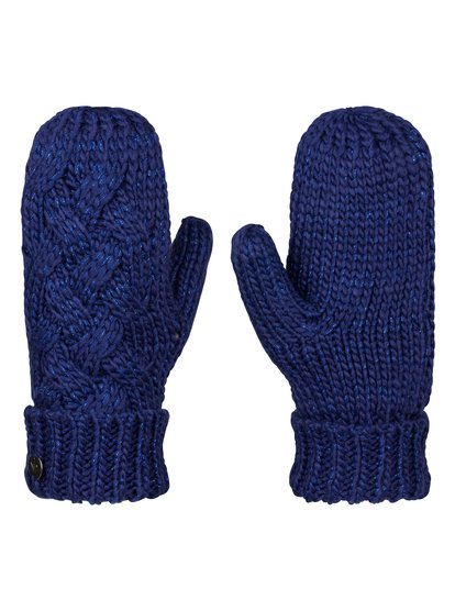 roxy, Сноубордические варежки Love And Snow, BLUE PRINT (bsq0) Love And Snow - Snow Mittens ERJHN03040