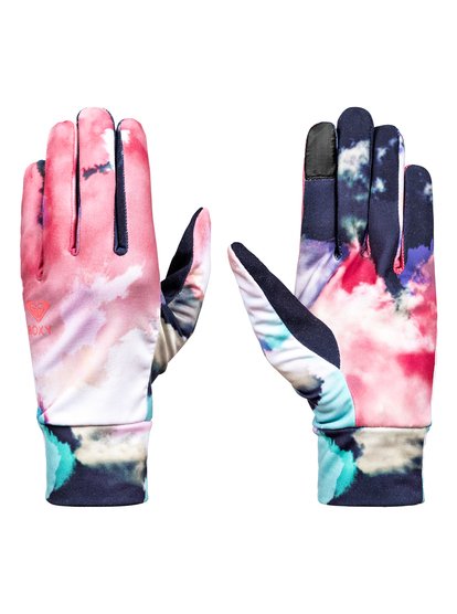 roxy, Сноубордические перчатки Liner, NEON GRAPEFRUIT_CLOUD NINE (nkn6) Liner - Liner Gloves ERJHN03059