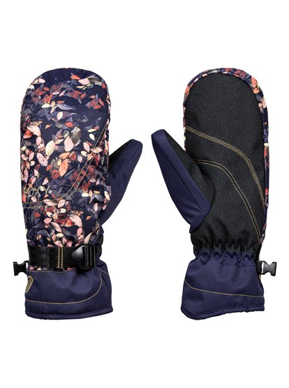 roxy, Сноубордические варежки ROXY Jetty, PEACOAT_WATERLEAF (btn4) ROXY Jetty - Snowboard/Ski Mittens ERJHN03064