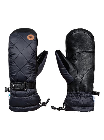 roxy, Сноубордические варежки Victoria, TRUE BLACK (kvj0) Victoria - Snowboard/Ski Mittens ERJHN03067