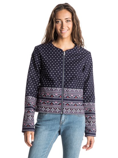 Boho Chick Swing Jacket Boho Chick Swing JacketЖенская куртка Boho Chick от ROXY.ХАРАКТЕРИСТИКИ: двухсторонний дизайн, стиль «бохо», этнический узорный принт, металлическая молния спереди.СОСТАВ: 100% хлопок.<br>