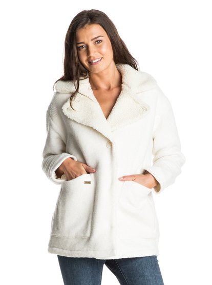 roxy, Пальто женское Kanala, PRISTINE (wza0) Kanala - Pea Coat ERJJK03149