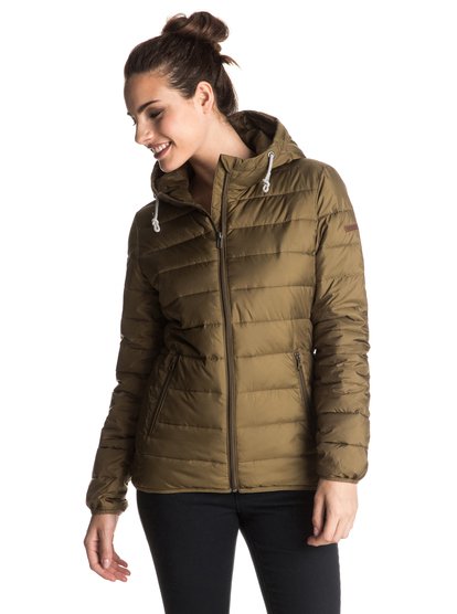 roxy, Утепленная куртка Forever Freely, MILITARY OLIVE (cqw0) Forever Freely - Puffer Jacket ERJJK03158