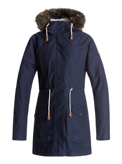 roxy, Парка Amy, PEACOAT (btn0) Amy - Waterproof Parka Jacket ERJJK03184